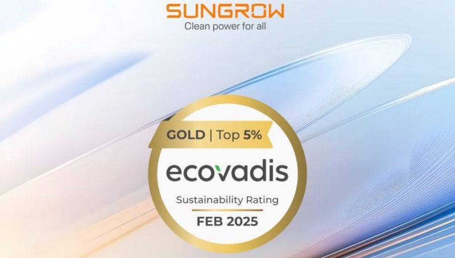 Sungrow Achieves EcoVadis Gold Medal for ESG Excellence