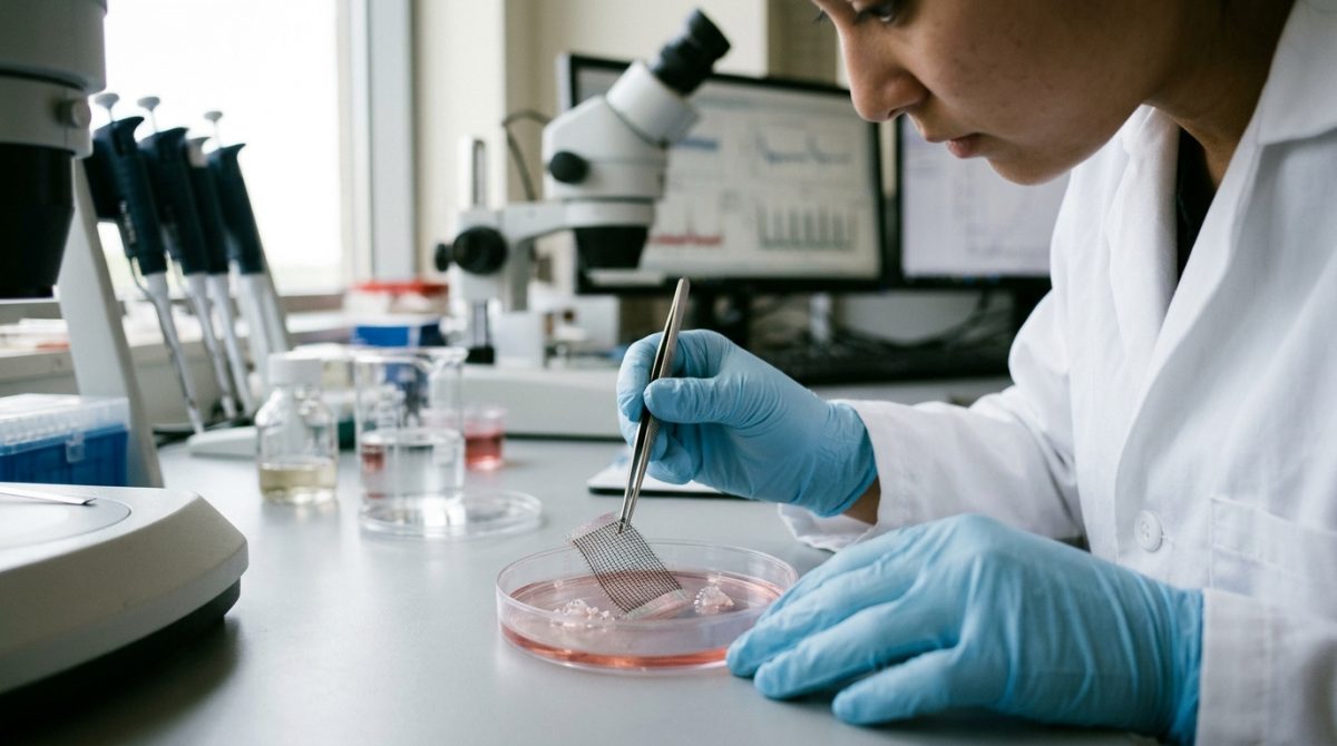 Researchers Develop Biohybrid Mesh To Harvest Energy From Human Heart Cells