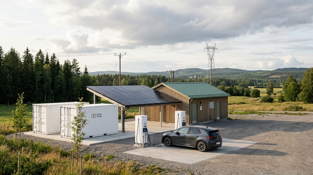 Swedish EV Charging Site Overcomes Grid Constraints With Integrated Storage