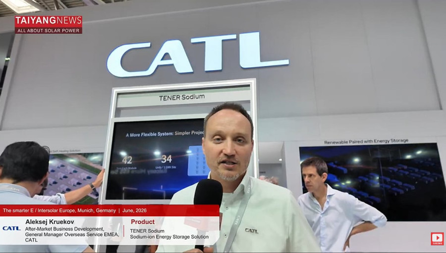 CATL Unveils High Capacity Sodium Ion Energy Storage System