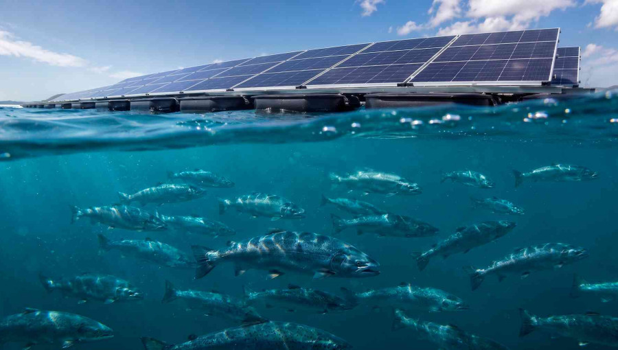 Chilean Salmon Farm Adopts Floating Solar To Boost Sustainability