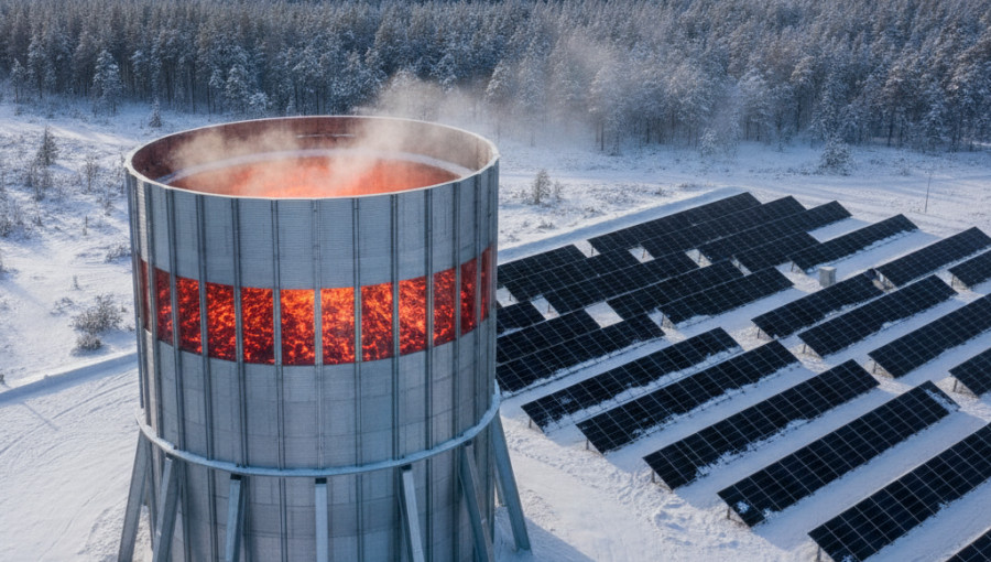 Finnish Sand Batteries Provide Sustainable Long Duration Heat Storage