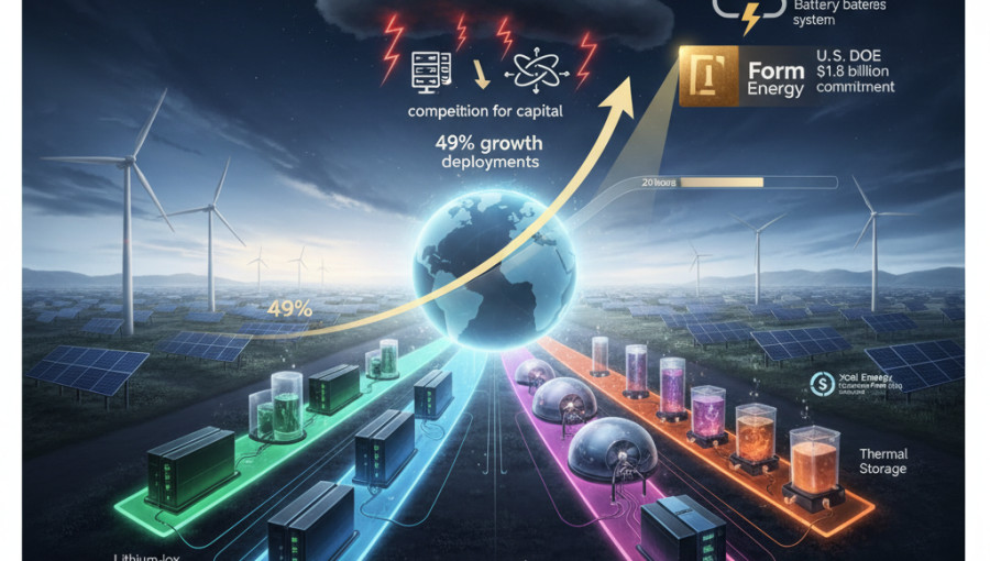 Long Duration Energy Storage Expands Despite Falling Investment